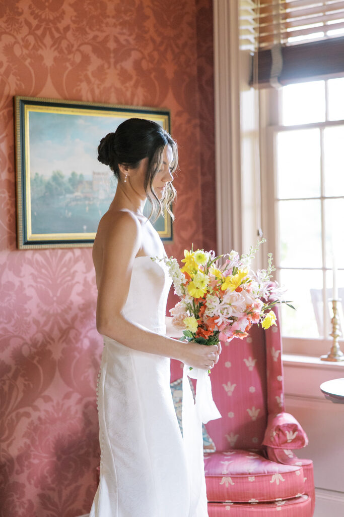 Bridal portraits at The Cypress House